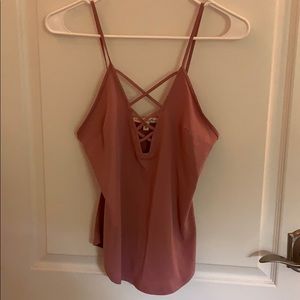 Express pink top